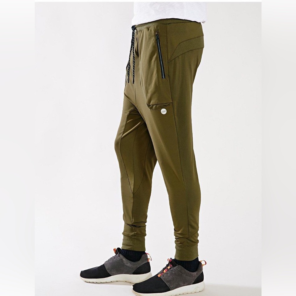 Without Walls Men’s Technical Drop Crotch Jogger Pants Green sz: 2XL